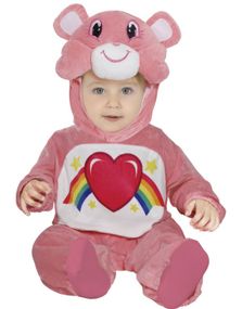 Rosa Bjørnekostyme til Baby