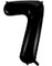 JUMBO Svarte Tallballonger 0-9 - 86 cm