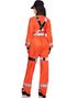 Orange Astronaut Damekostyme