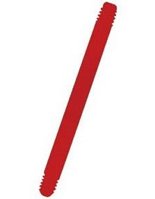 Rett Rød Bioplast Stang - 1,6x 16 mm