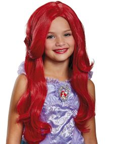 Lisensiert Disney Ariel Deluxe Parykk til Barn