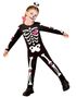 Skjelett Jumpsuit Barnekostyme - 12-18 MND