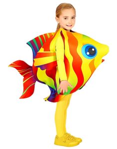 Tropisk Fisk - Kostyme til Barn - 4-7 ÅR