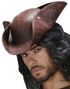 Brun Skinnimitert Pirat/Sjømann Tricorn Hatt