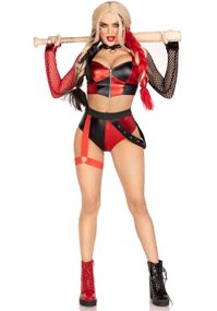 Crime Spree - Harley Quinn Inspirert Damekostyme