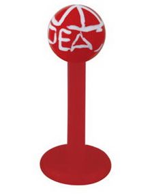 Labrett with Peace Mark - Red/White