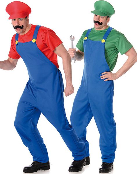 Parkostyme - Mario og Luigi Inspirert til Herrer