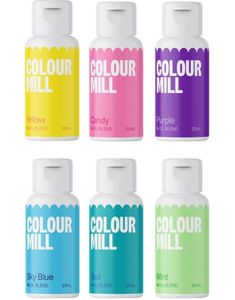 Sett med 6 stk Colour Mill Oil Blend Matfarger - Pool Party set