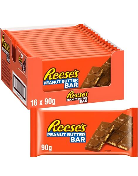 16 stk Reese’s Peanut Butter Bar - Hel Eske 1,44 kg (USA Import)