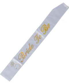 Hvitt Bride to Be Ordensbånd