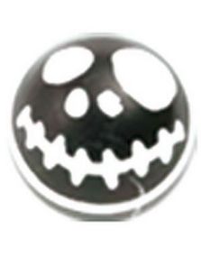 Jack Skellington Head - Svart og Hvit Akrylkule