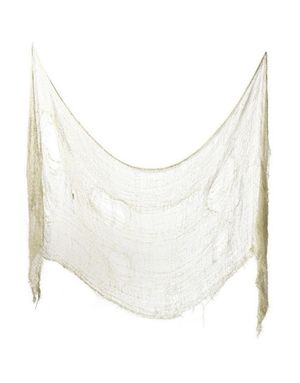 Skummel Dekorasjon til Halloween - Beige Netting Ca 75x300 cm