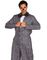 Pinstriped Tux - Stripete Svart og Hvit Jumpsuit Kostyme til Herre