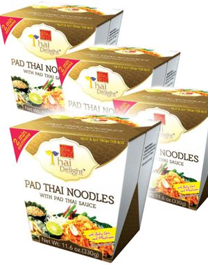 6 stk Thai Delight Mikronudler - Pad Thai Noodles with Pad Thai Sauce - Hel Eske 1,98 kg (Thailand)
