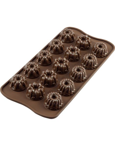 Silikomart Fantasia - Mini-bundt Sjokoladeform