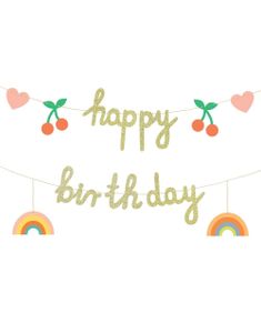 Happy Birthday Girlander – Fargerik og Festlig Dekorasjon