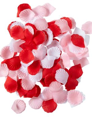 150 stk Roseblader i Hvit, Rosa og Rød