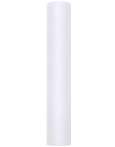 HVIT Tyll på Rull 30 cm x 9 meter