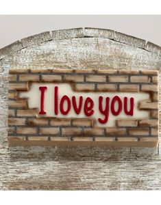 BWB - I Love You Sjokoladeplateform - 3 Deler