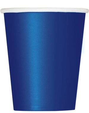 14 stk Marineblå Pappkrus 270 ml