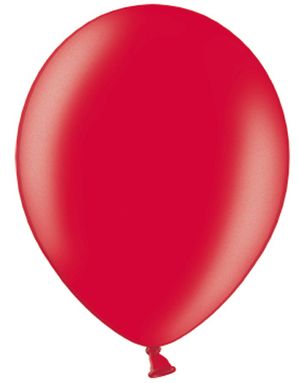 100 stk 30 cm MEGAPACK - Røde Metallic Ballonger