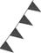 VELG BLANT 13 FARGER - 6 meter Glitter Banner med Vimpel Flagg