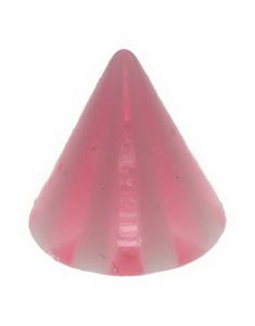 Stripete Spike Pink - 3 mm Akrylkule til 1,2 mm stang