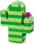 Grønn Kaktus MINI Pinata 11,5x9,5 cm