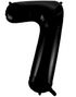 JUMBO Svarte Tallballonger 0-9 - 86 cm