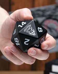 Lisensiert Stranger Things Hellfire Club Stressball Formet som en D20-Terning