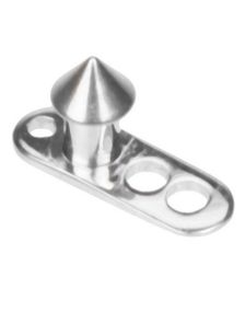 Silver Spike Classic Dermal Anchor