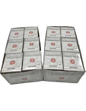 48 stk Läkerol Bon Bons / Pastiller med Peppermyntesmak - Hel Eske 1200 gram