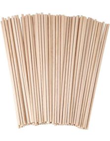 50 stk Engangssugerør i Bambus 20 cm