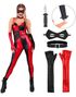 Evil Harlequin - Harley Quinn Inspirert Kostyme til Dame