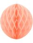 Ferskenfarget Honeycomb Ball 40 cm