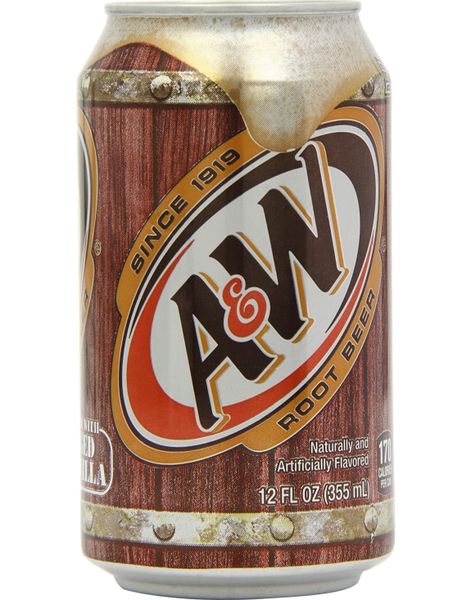 A&W Root Beer med Vanilje 355 ml (USA Import)