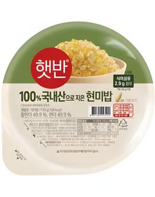 Hetbahn Kokt Brun Ris 130 gram (Korea)