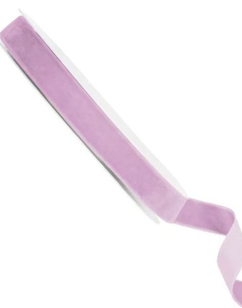 Lavendel Velurbånd 10 meter x 15 mm