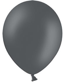 10 stk 27 cm - Mørk Grå Ballonger