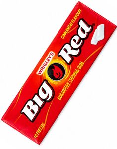 Wrigley's Big Red Sugarfree Gum - Sukkerfri Tyggegummi med Spicy Kanelsmak (USA)