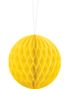 Gul Honeycomb Ball VELG STØRRELSE 10-40 cm