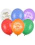 50 stk Happy Birthday To You Ballonger i Forskjellige Farger 30 cm