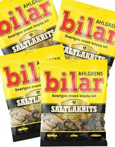 42 stk Ahlgrens Biler Saltlakris Skumgodteri - Hel Eske