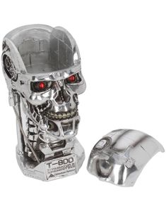 Terminator 2 Hodeskalle med Oppbevaring 21 cm