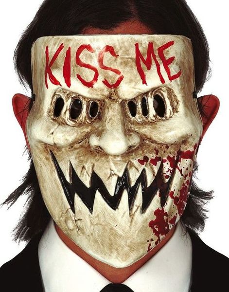 Kiss Me - The Purge Inspirert Maske i Plast