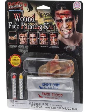 Wound Face Painting Kit - Sår til Ansikt (Spesial Effekt)