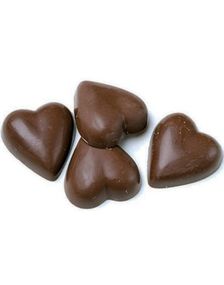 2,4 kg Sjokoladehjerter - Uten Tilsatt Sukker