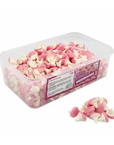 600 stk Sweetshop Mushrooms - Boks med Skum-Sopper 1,02 kg
