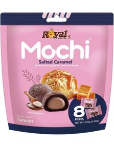 Royal Family Mochi Salted Caramel - Mochi med Salt Karamellsmak 120 gram (Taiwan)