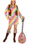 Oppblåsbar Hippiemønstret Mandolin - 105 cm